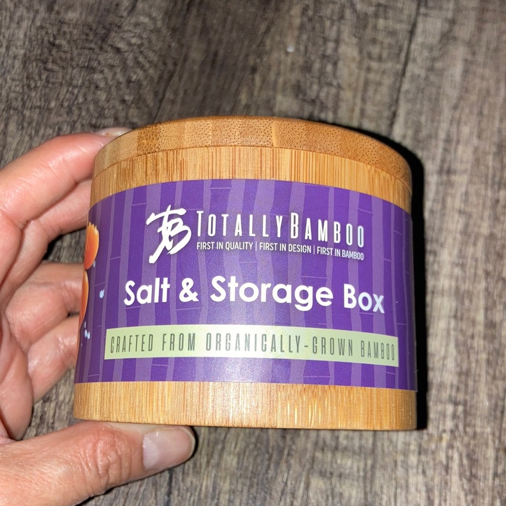 Totally bamboo salt & storage box